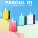 Fasoul Q1 二回機二次加熱菸主機｜適用 TEREA/SENTIA 煙彈 5色可選｜日本原裝進口 1支菸彈抽2次 側邊LCD螢幕 71g輕量隨行